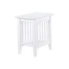 Mission White Chair Side Table by AFI 1 Mission White Chair Side Table by AFI -Outlet AFI Store white afi end side tables ah13202 64 1000