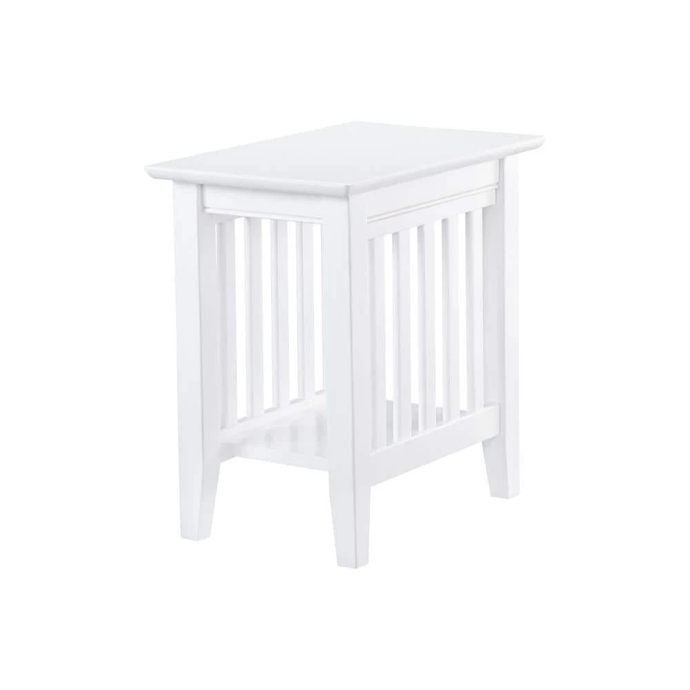 Mission White Chair Side Table by AFI 3 Mission White Chair Side Table by AFI