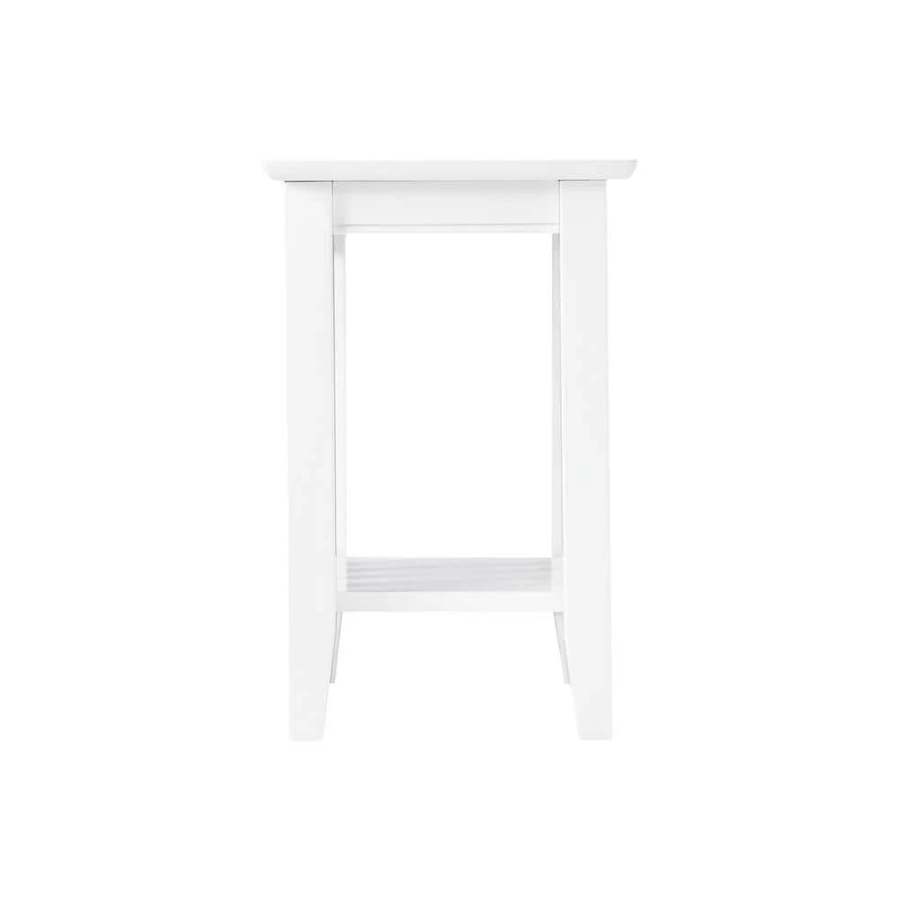 Mission White Chair Side Table by AFI 4 Mission White Chair Side Table by AFI - Image 2