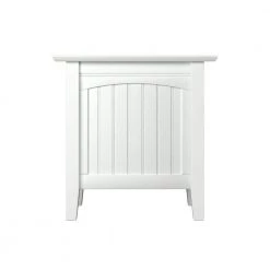 Nantucket White Chair Side Table by AFI -Outlet AFI Store white afi end side tables ah13302 c3 1000