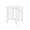 Mission White End Table by AFI -Outlet AFI Store white afi end side tables ah14202 64 1000