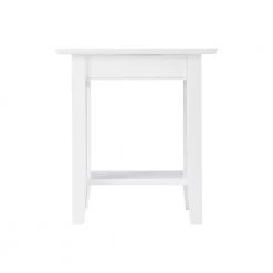 Mission White End Table with Charging Station by AFI -Outlet AFI Store white afi end side tables ah14212 1f 1000