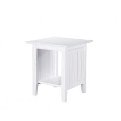 Nantucket White End Table by AFI