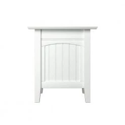 Nantucket White End Table with Charging Station by AFI -Outlet AFI Store white afi end side tables ah14312 c3 1000