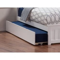 Urban Trundle Bed Twin Extra Long in White by AFI -Outlet AFI Store white afi furniture parts ae673112 31 1000