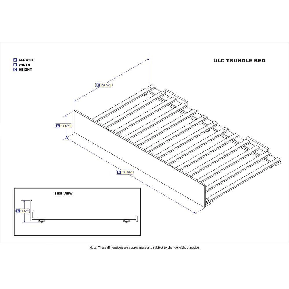 Urban White Trundle Full Bed by AFI 5 Urban White Trundle Full Bed by AFI - Image 3
