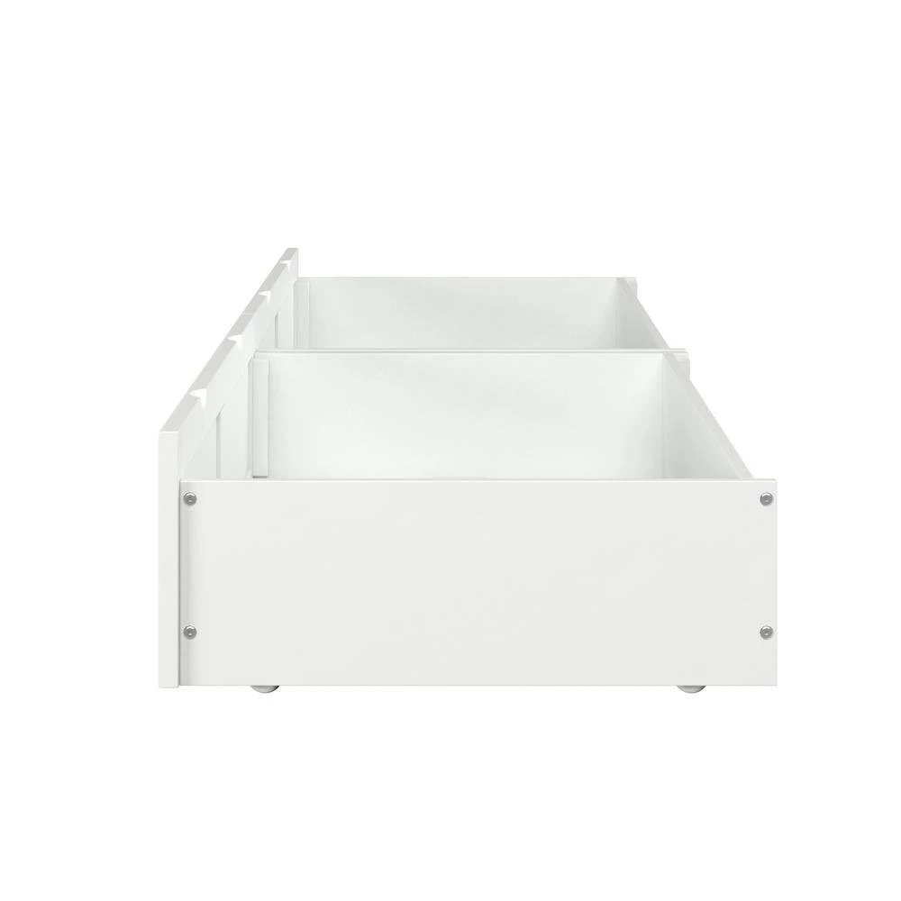 White Twin/Full Bed Drawer (Set of 2) by AFI 6 White Twin/Full Bed Drawer (Set of 2) by AFI - Image 4