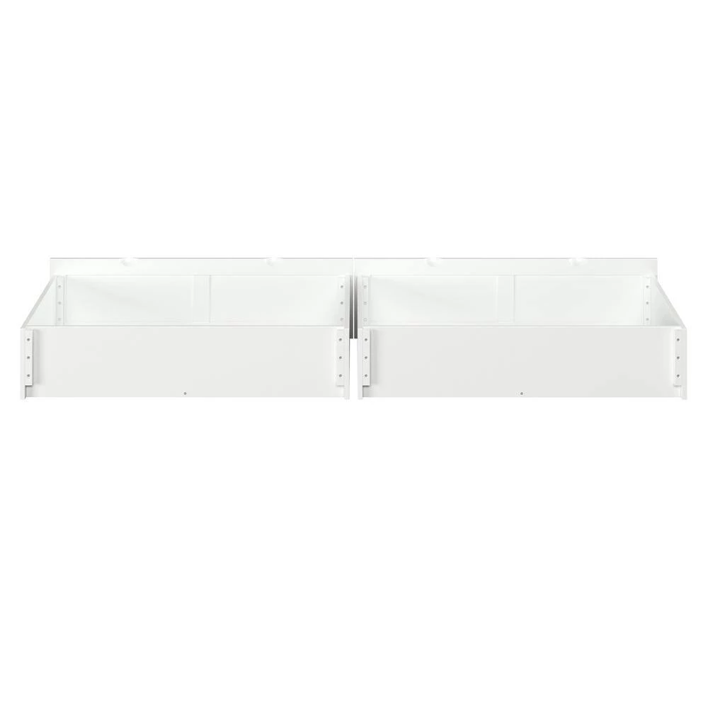 White Twin/Full Bed Drawer (Set of 2) by AFI 5 White Twin/Full Bed Drawer (Set of 2) by AFI - Image 3