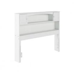 Newport Full White Bookcase Headboard by AFI