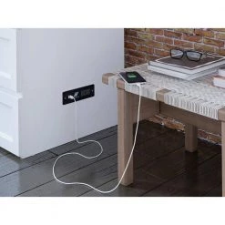 Deerfield White Murphy Bed Chest Full with Charging Station by AFI -Outlet AFI Store white afi murphy beds ac583142 1f 1000