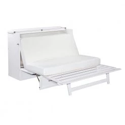 Deerfield Murphy Bed Chest Queen White with Charging Station by AFI -Outlet AFI Store white afi murphy beds ac584142 fa 1000