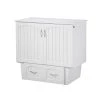 Nantucket Murphy Bed Twin White Chest with Charging Station and Coolsoft Mattress by AFI 2 Nantucket Murphy Bed Twin White Chest with Charging Station and Coolsoft Mattress by AFI -Outlet AFI Store white afi murphy beds ac592142 64 1000