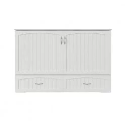Southampton Murphy Bed Chest Queen White with Charging Station by AFI -Outlet AFI Store white afi murphy beds ac614142 fa 1000