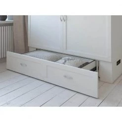 Hamilton Murphy Bed Chest Queen White with Charging Station by AFI -Outlet AFI Store white afi murphy beds ac624142 1d 1000