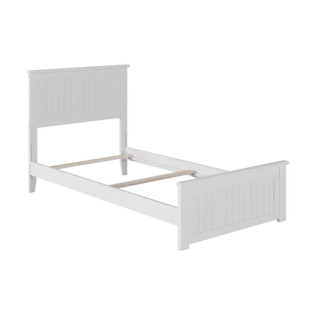 Nantucket White Twin XL Traditional Bed with Matching Foot Board by AFI 3 Nantucket White Twin XL Traditional Bed with Matching Foot Board by AFI