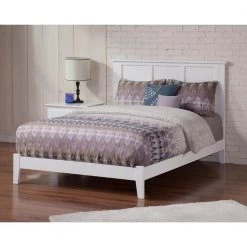 Madison White Queen Traditional Bed by AFI -Outlet AFI Store white afi panel beds ar8641032 31 1000