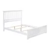 Mission White Queen Traditional Bed with Matching Foot Board by AFI