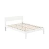 Boston Full Bed in White by AFI -Outlet AFI Store white afi platform beds ag8110032 64 1000