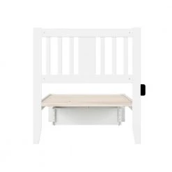 Tahoe Twin Extra Long Bed with Foot Drawer and USB Turbo Charger in White by AFI 11 Tahoe Twin Extra Long Bed with Foot Drawer and USB Turbo Charger in White by AFI -Outlet AFI Store white afi platform beds ag8912412 4f 1000