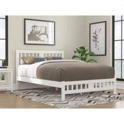 Tahoe White Queen Bed with Footboard by AFI 13 Tahoe White Queen Bed with Footboard by AFI -Outlet AFI Store white afi platform beds ag8960042 31 1000