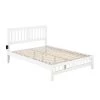 Tahoe White Queen Bed with Footboard by AFI -Outlet AFI Store white afi platform beds ag8960042 64 1000