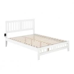 Tahoe White Queen Bed with Footboard by AFI