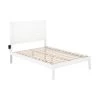 NoHo 53-1/2 in. W White Full Size Solid Wood Frame with Attachable USB Device Charger Platform Bed by AFI 2 NoHo 53-1/2 in. W White Full Size Solid Wood Frame with Attachable USB Device Charger Platform Bed by AFI -Outlet AFI Store white afi platform beds ag9110032 64 1000