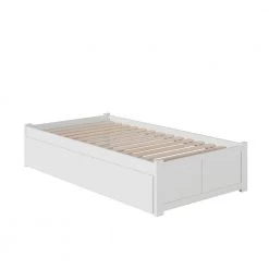 Concord White Twin XL Platform Bed with Flat Panel Foot Board and 2-Urban Bed Drawers by AFI 11 Concord White Twin XL Platform Bed with Flat Panel Foot Board and 2-Urban Bed Drawers by AFI -Outlet AFI Store white afi platform beds ar8012112 c3 1000