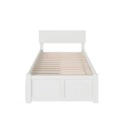 Orlando White Twin XL Platform Bed with Flat Panel Foot Board and 2 Urban Bed Drawers by AFI 16 Orlando White Twin XL Platform Bed with Flat Panel Foot Board and 2 Urban Bed Drawers by AFI -Outlet AFI Store white afi platform beds ar8112112 1f 1000