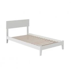 Orlando White Twin Platform Bed with Open Foot Board by AFI 18 Orlando White Twin Platform Bed with Open Foot Board by AFI -Outlet AFI Store white afi platform beds ar8121002 44 1000
