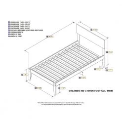 Orlando White Twin Platform Bed with Open Foot Board by AFI 20 Orlando White Twin Platform Bed with Open Foot Board by AFI -Outlet AFI Store white afi platform beds ar8121002 76 1000