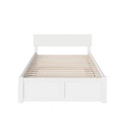 Orlando Full Platform Bed with Flat Panel Foot Board and Full Size Urban Trundle Bed in White by AFI 17 Orlando Full Platform Bed with Flat Panel Foot Board and Full Size Urban Trundle Bed in White by AFI -Outlet AFI Store white afi platform beds ar8132052 1f 1000