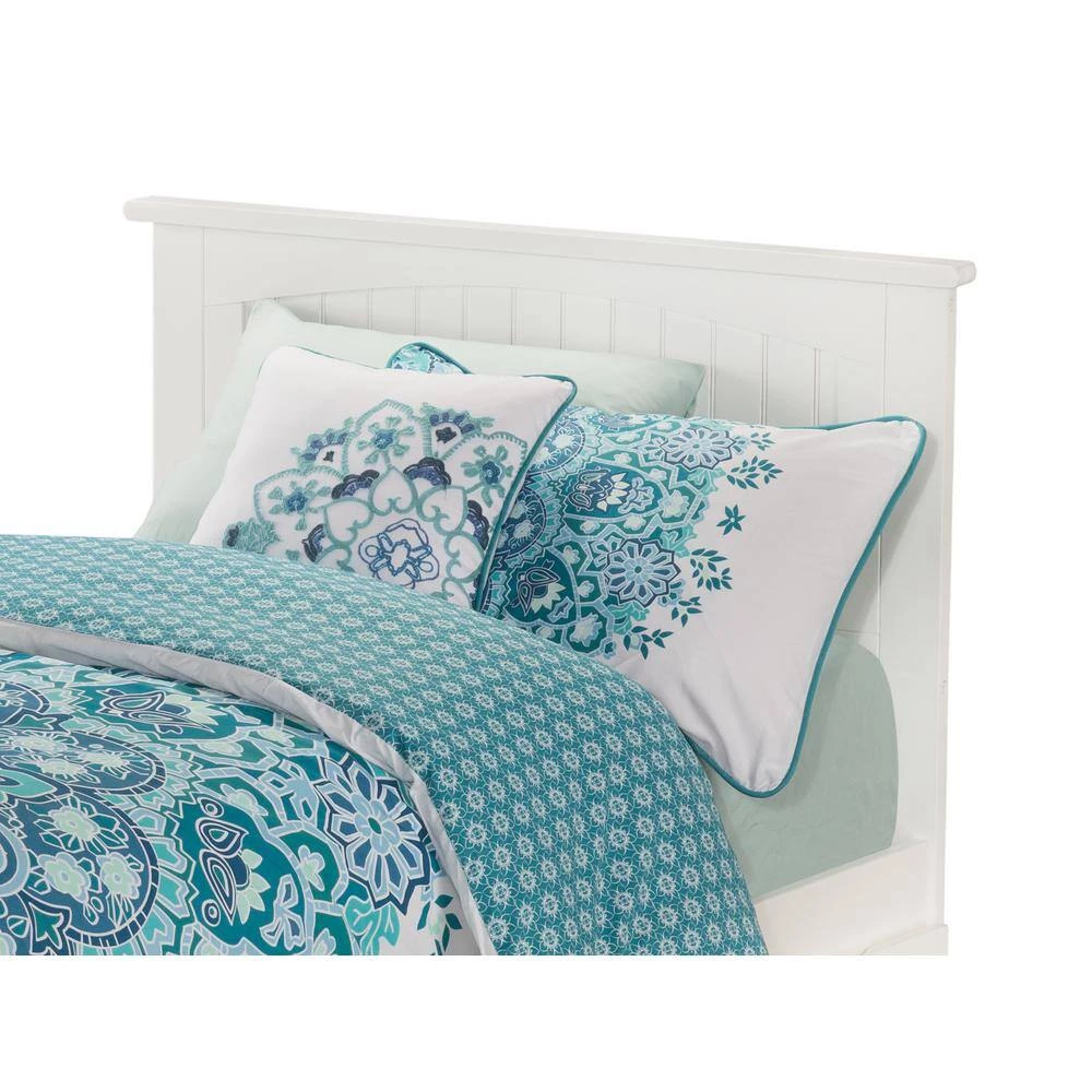 Nantucket White Twin XL Platform Bed with Flat Panel Foot Board and 2-Urban Bed Drawers by AFI 8 Nantucket White Twin XL Platform Bed with Flat Panel Foot Board and 2-Urban Bed Drawers by AFI - Image 6