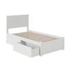Nantucket White Twin XL Platform Bed with Flat Panel Foot Board and 2-Urban Bed Drawers by AFI 2 Nantucket White Twin XL Platform Bed with Flat Panel Foot Board and 2-Urban Bed Drawers by AFI -Outlet AFI Store white afi platform beds ar8212112 64 1000