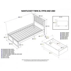Nantucket White Twin XL Platform Bed with Flat Panel Foot Board and 2-Urban Bed Drawers by AFI 19 Nantucket White Twin XL Platform Bed with Flat Panel Foot Board and 2-Urban Bed Drawers by AFI -Outlet AFI Store white afi platform beds ar8212112 fa 1000
