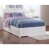 Nantucket Full Platform Bed with Flat Panel Foot Board and Twin Size Urban Trundle Bed in White by AFI 1 Nantucket Full Platform Bed with Flat Panel Foot Board and Twin Size Urban Trundle Bed in White by AFI -Outlet AFI Store white afi platform beds ar8232012 64 1000