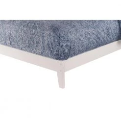 Nantucket Queen Platform Bed with Open Foot Board in White by AFI -Outlet AFI Store white afi platform beds ar8241002 31 1000