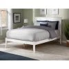 Nantucket King Platform Bed with Open Foot Board in White by AFI -Outlet AFI Store white afi platform beds ar8251002 64 1000