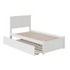 Madison Twin Extra Long Bed with Footboard and Twin Extra Long Trundle in White by AFI -Outlet AFI Store white afi platform beds ar8612042 64 1000