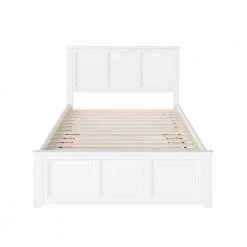 Madison Full Platform Bed with Matching Foot Board with Full Size Urban Trundle Bed in White by AFI 13 Madison Full Platform Bed with Matching Foot Board with Full Size Urban Trundle Bed in White by AFI -Outlet AFI Store white afi platform beds ar8636052 4f 1000