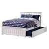 Mission White Full Platform Bed with Matching Foot Board with Twin Size Urban Trundle Bed by AFI 2 Mission White Full Platform Bed with Matching Foot Board with Twin Size Urban Trundle Bed by AFI -Outlet AFI Store white afi platform beds ar8736012 64 1000