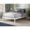 Richmond White Queen Platform Bed with Open Foot Board by AFI -Outlet AFI Store white afi platform beds ar8841002 64 1000
